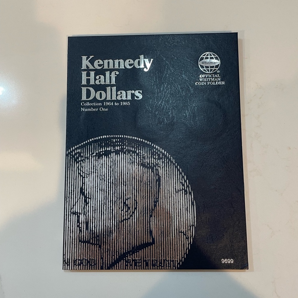 Kennedy Half Dollars silver lot in original Whitman publishing company folder